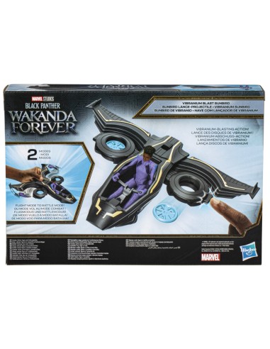 FIGURA BLACK PANTHER WAKANDA FOREVER NAVE LANZADOR VIBRANIUM
