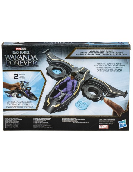 FIGURA BLACK PANTHER WAKANDA FOREVER NAVE LANZADOR VIBRANIUM