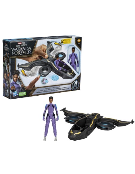 FIGURA BLACK PANTHER WAKANDA FOREVER NAVE LANZADOR VIBRANIUM