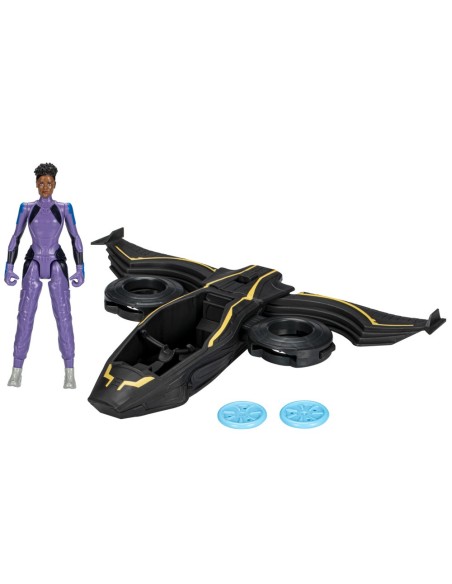 FIGURA BLACK PANTHER WAKANDA FOREVER NAVE LANZADOR VIBRANIUM