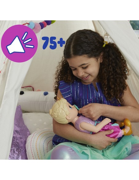 MUÑECA BABY ALIVE PRINCESS ELLIE BEBÉ CABELLO RUBIO