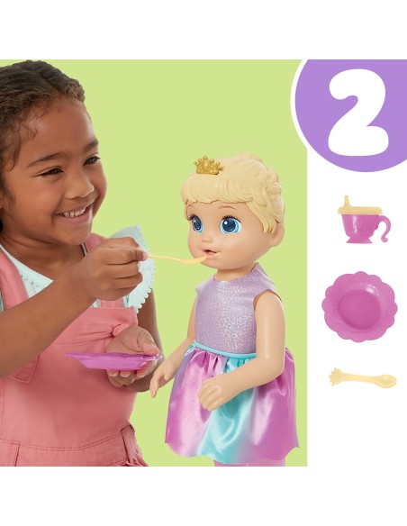 MUÑECA BABY ALIVE PRINCESS ELLIE BEBÉ CABELLO RUBIO