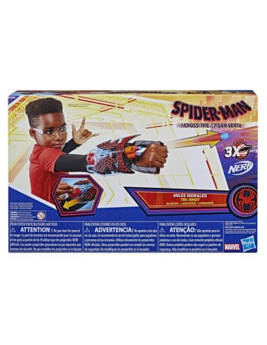LANZADOR SPIDER-MAN TRI SHOT MILES MORALES