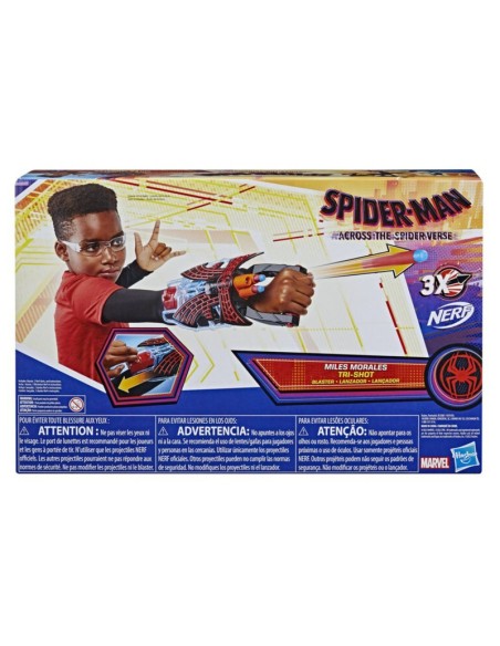 LANZADOR SPIDER-MAN TRI SHOT MILES MORALES