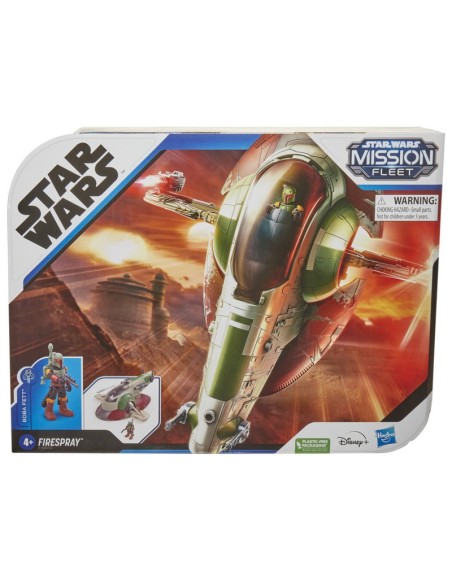 FIGURA STAR WARS MISSION FLEET FIRESPRAY BOBA FETT