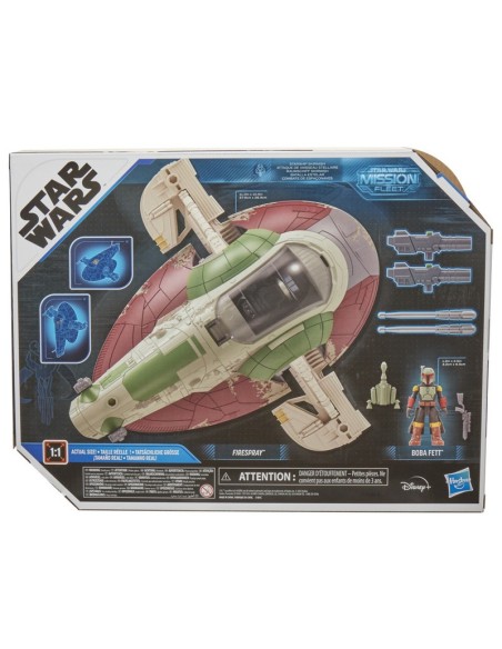 FIGURA STAR WARS MISSION FLEET FIRESPRAY BOBA FETT