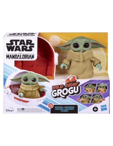 FIGURA ELECTRONICA FAN STAR WARS THE MANDALORIAN WILD RIDIN GROGU