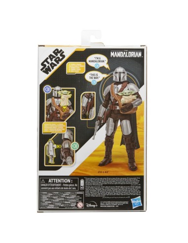 FIGURAS ELECTRÓNICAS FAN STAR WARS GALACTIC ACTION THE MANDALORIAN & GROGU
