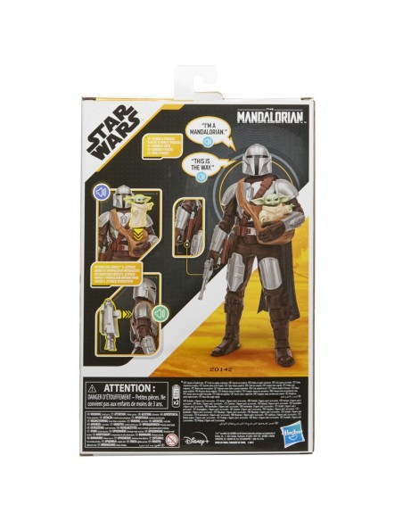 FIGURAS ELECTRÓNICAS FAN STAR WARS GALACTIC ACTION THE MANDALORIAN & GROGU