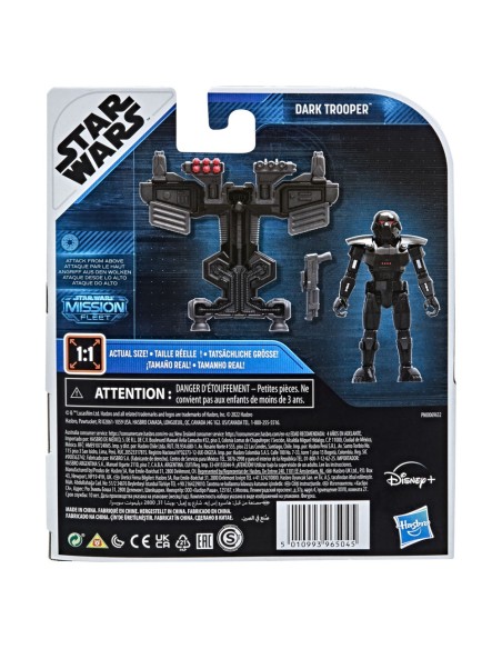 FIGURA STAR WARS MISSION FLEET DARK TROOPER
