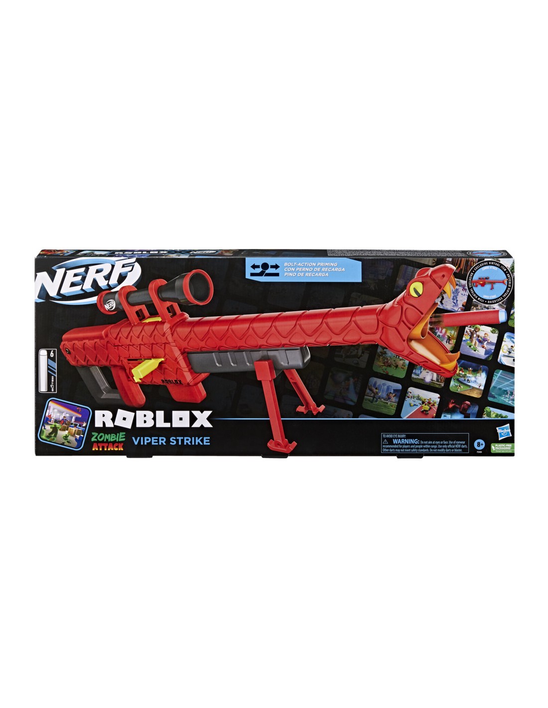Nerf Roblox Mm2: Dartbringer Blaster (Idade Mínima Recomendada: 8 anos)