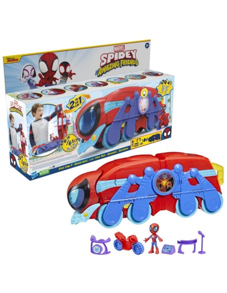 SET SPIDEY AND FRIENDS ARACNOMÓVIL 2 EN 1