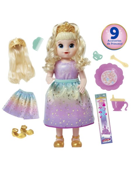 MUÑECA BABY ALIVE PRINCESS ELLIE BEBÉ CABELLO RUBIO