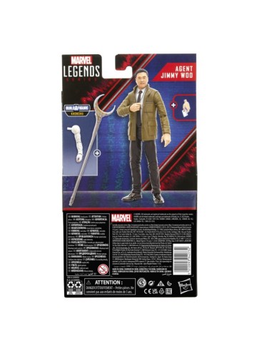 FIGURA FAN MARVEL LEGENDS SERIES AGENT JIMMY WOO