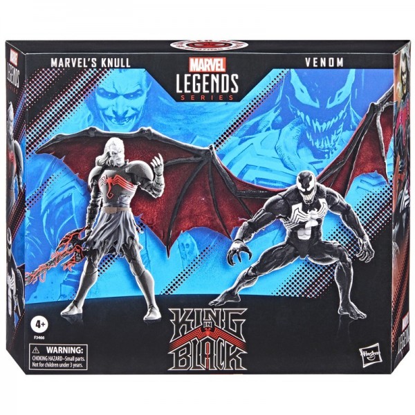 FIGURA FAN SPIDERMAN LEGENDS SERIES KNULL Y VENOM