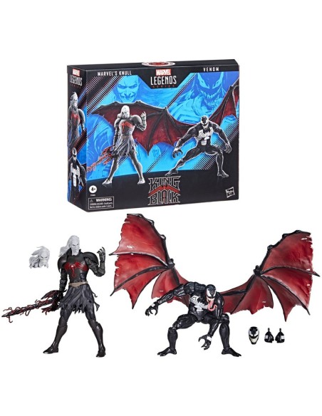 FIGURA FAN SPIDERMAN LEGENDS SERIES KNULL Y VENOM
