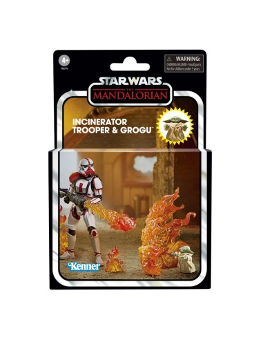 FIGURA FAN STAR WARS KENNER INCINERATOR TROOPER & GROGU