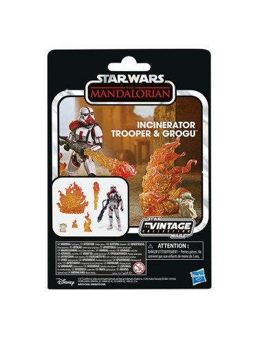 FIGURA FAN STAR WARS KENNER INCINERATOR TROOPER & GROGU