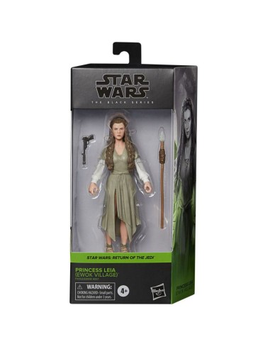 FIGURA FAN STAR WARS BLACK SERIES PRINCESS LEIA (EWOK VILLAGE)