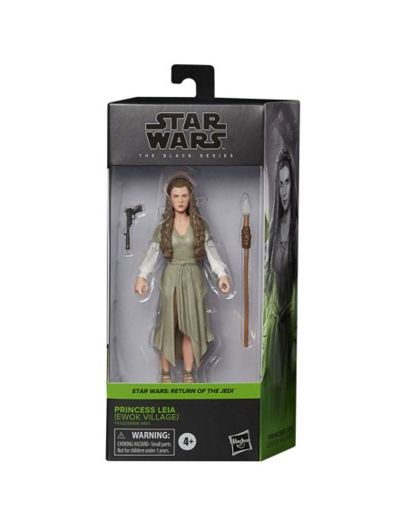 FIGURA FAN STAR WARS BLACK SERIES PRINCESS LEIA (EWOK VILLAGE)
