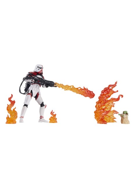 FIGURA FAN STAR WARS KENNER INCINERATOR TROOPER & GROGU