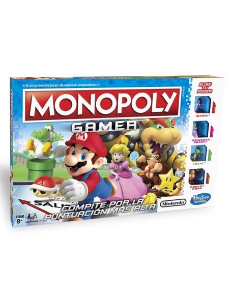 JUEGO DE MESA MONOPOLY GAMER MARIO BROSS