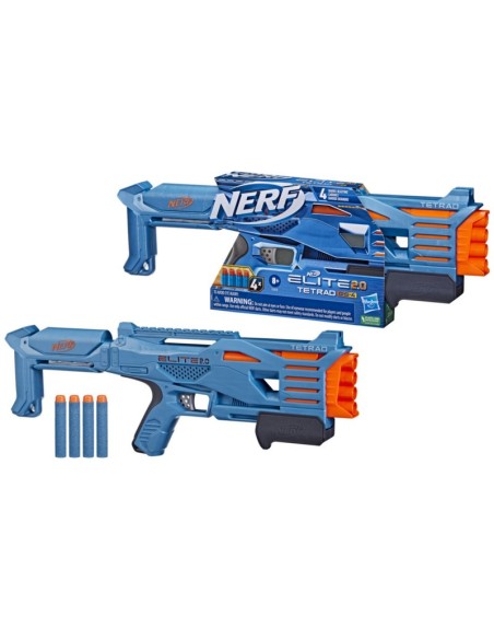 LANZADOR NERF ELITE 2.0 TETRAD QS 4
