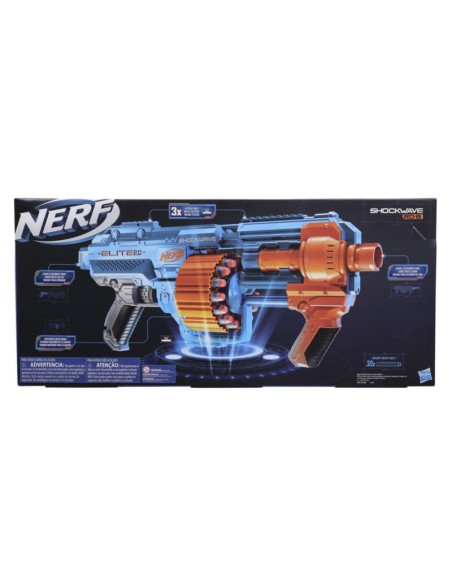 LANZADOR NERF ELITE 2.0 SHOCKWAVE RD-15