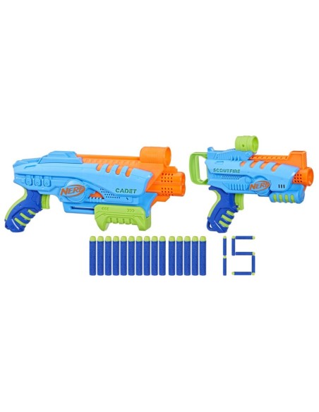 LANZADOR NERF ELITE JR KIT DE INICIO