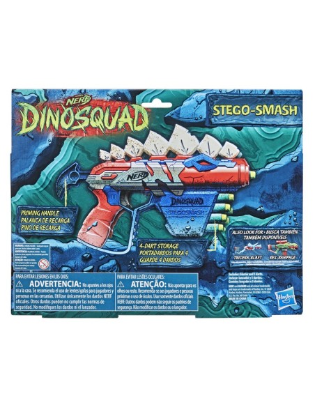 LANZADOR NERF DINOSQUAD STEGO-SMASH
