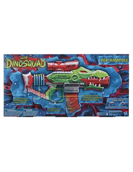 LANZADOR NERF DINOSQUAD REX-RAMPAGE