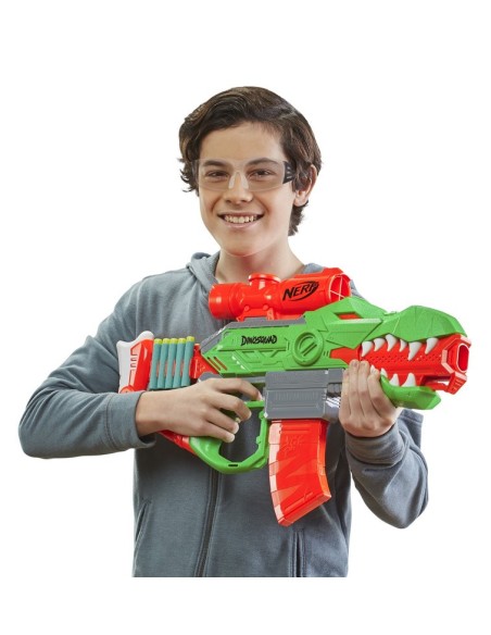 LANZADOR NERF DINOSQUAD REX-RAMPAGE