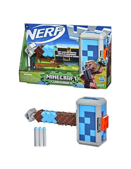 LANZADOR NERF MINECRAFT STORMLANDER