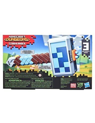 LANZADOR NERF MINECRAFT STORMLANDER