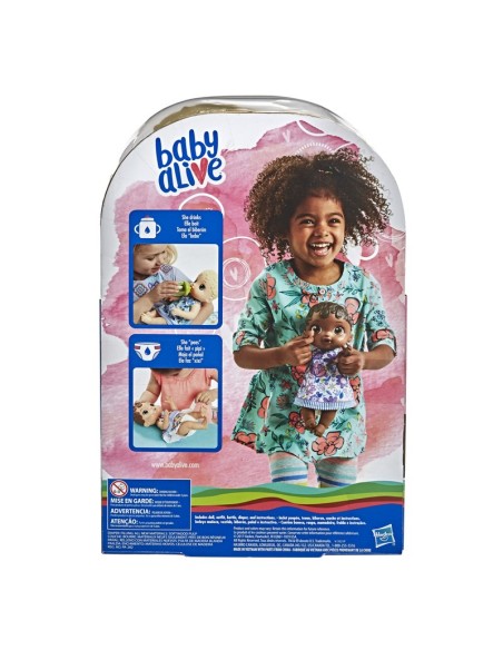 MUÑECA BABY ALIVE BEBÉ SORBITOS CABELLO RUBIO
