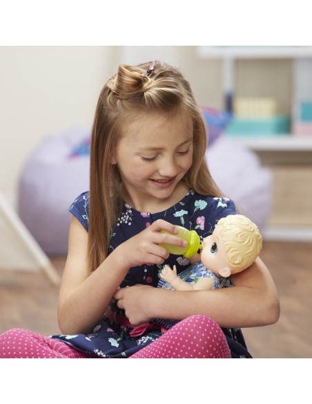 MUÑECA BABY ALIVE BEBÉ SORBITOS CABELLO RUBIO