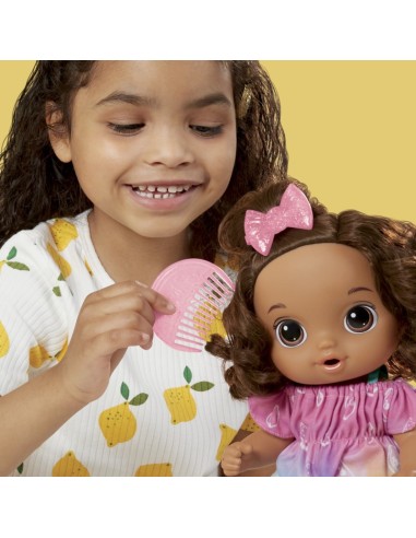 MUÑECA BABY ALIVE BEBIDA DE FRUTAS LIMÓN