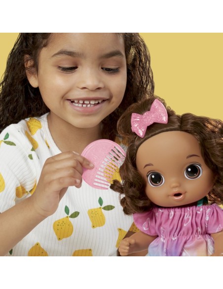 MUÑECA BABY ALIVE BEBIDA DE FRUTAS LIMÓN