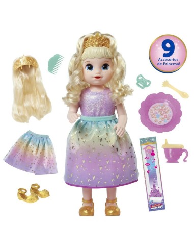 MUÑECA BABY ALIVE PRINCESS ELLIE BEBÉ CABELLO RUBIO