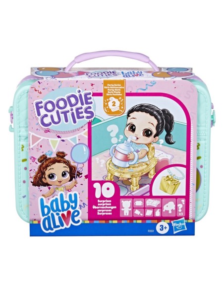 MUÑECA BABY ALIVE FOODIE CUTIES SORPRESA EN ESTUCHE ESTILO FIAMBRERA