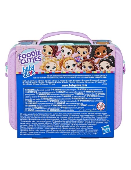 MUÑECA BABY ALIVE FOODIE CUTIES SORPRESA EN ESTUCHE ESTILO FIAMBRERA