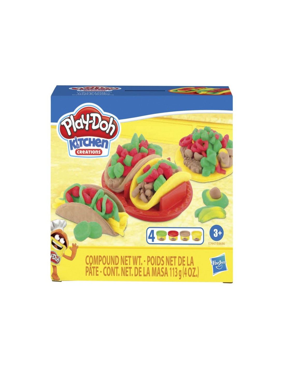  Play-Doh Kitchen Creations - Juego de camión de helado para  niños, 20 accesorios de cocina, 5 colores, juguetes preescolares para niñas  y niños de 3 años en adelante : Juguetes y Juegos