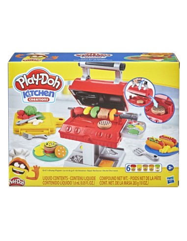 MASAS Y PLASTILINAS PLAY-DOH KITCHEN CREATIONS SUPER BARBACOA
