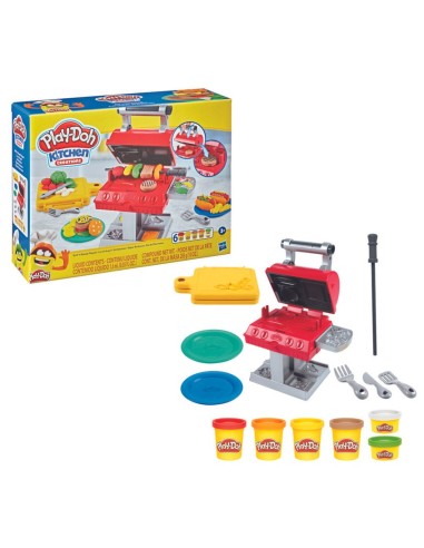 MASAS Y PLASTILINAS PLAY-DOH KITCHEN CREATIONS SUPER BARBACOA