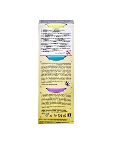 MASAS Y PLASTILINAS PLAY-DOH SLIME PACK AMARILLO MORADO CELESTE