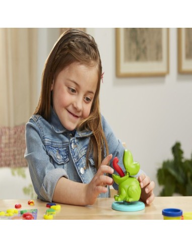 MASAS Y PLASTILINAS PLAY DOH PRIMERAS CREACIONES CON LA RANA Y LOS COLORES