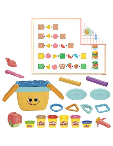 MASAS Y PLASTILINAS PLAY-DOH PRINCIPIANTES PRIMERAS CREACIONES PARA PICNIC
