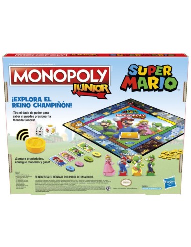 JUEGO DE MESA MONOPOLY SUPER MARIO