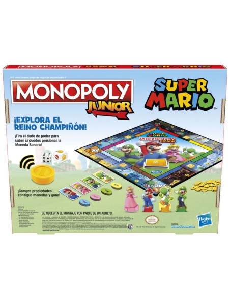 JUEGO DE MESA MONOPOLY SUPER MARIO