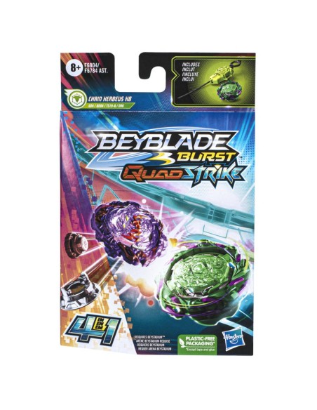 TROMPO BEYBLADE BURST QUADSTRIKE CHAIN KERBEUS K8